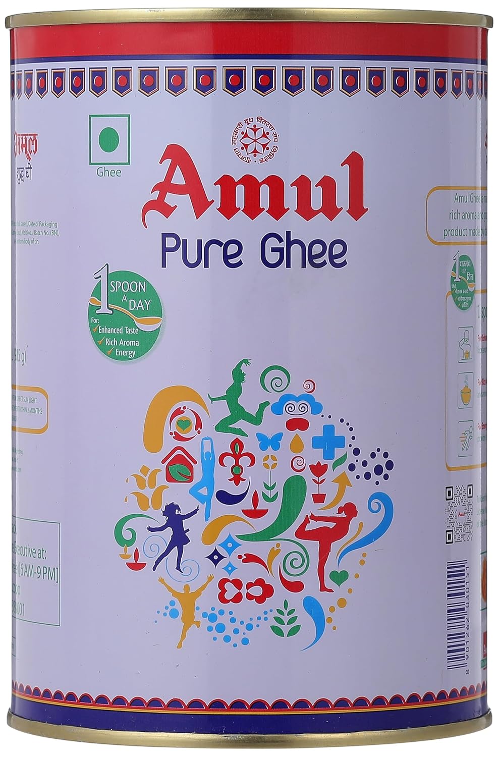 Amul Ghee Pure, 1 Litre Tin